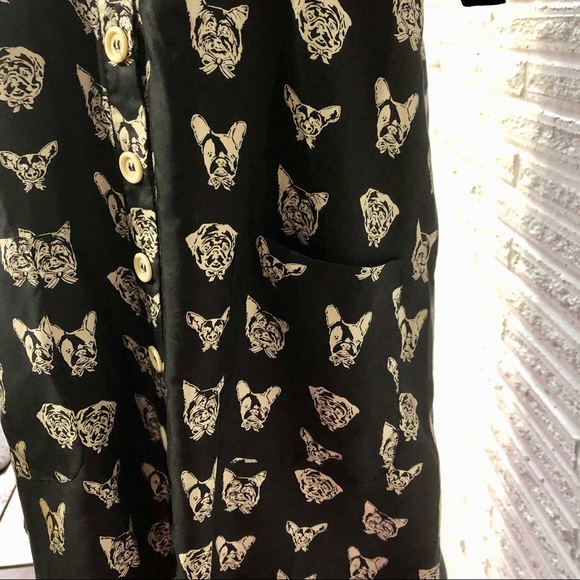 Anthropologie Button-up Doggie Dress - Picture 4 of 6